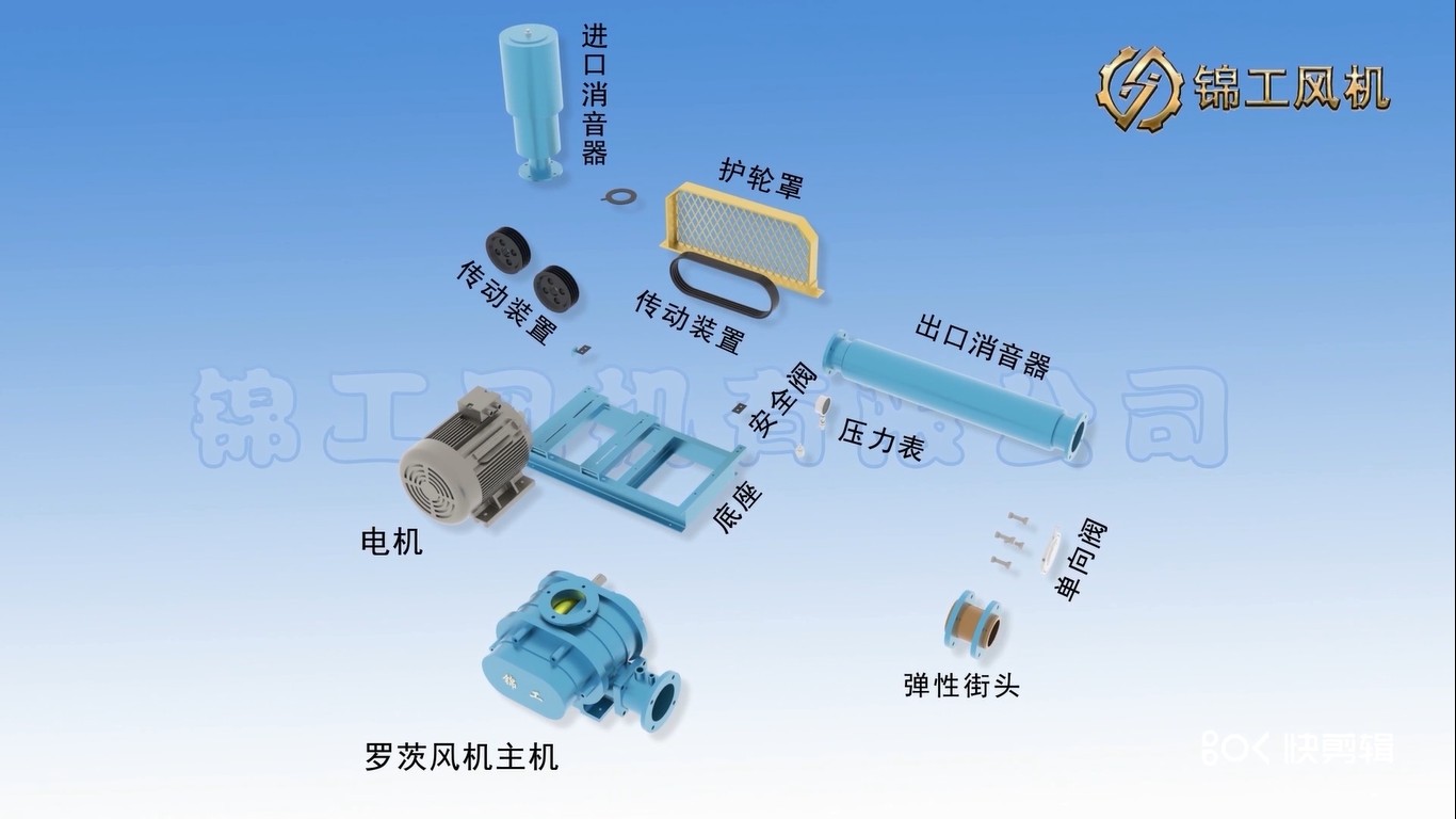 羅茨風機內部結構組成